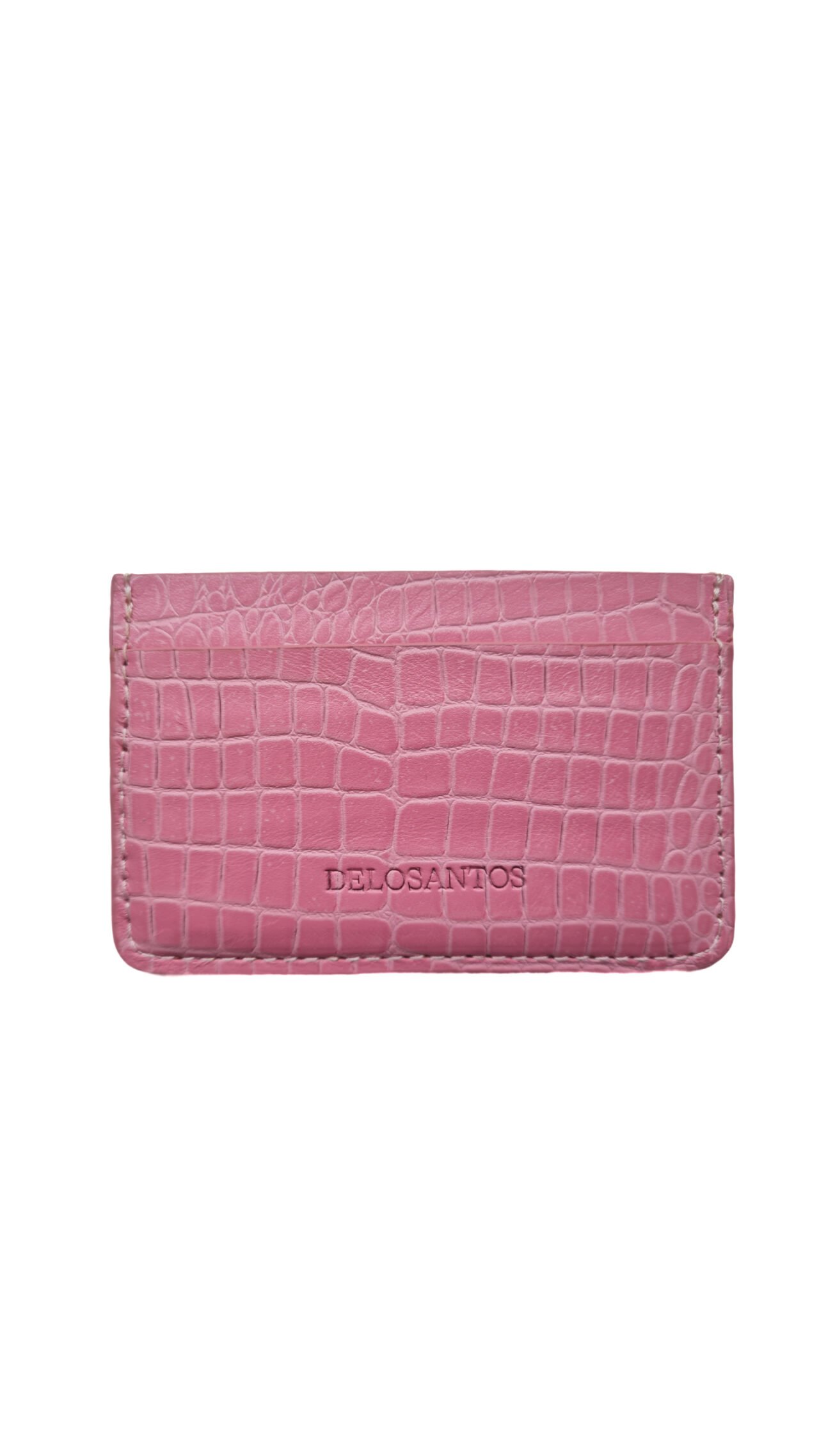 DS Cardholder Croco Pink