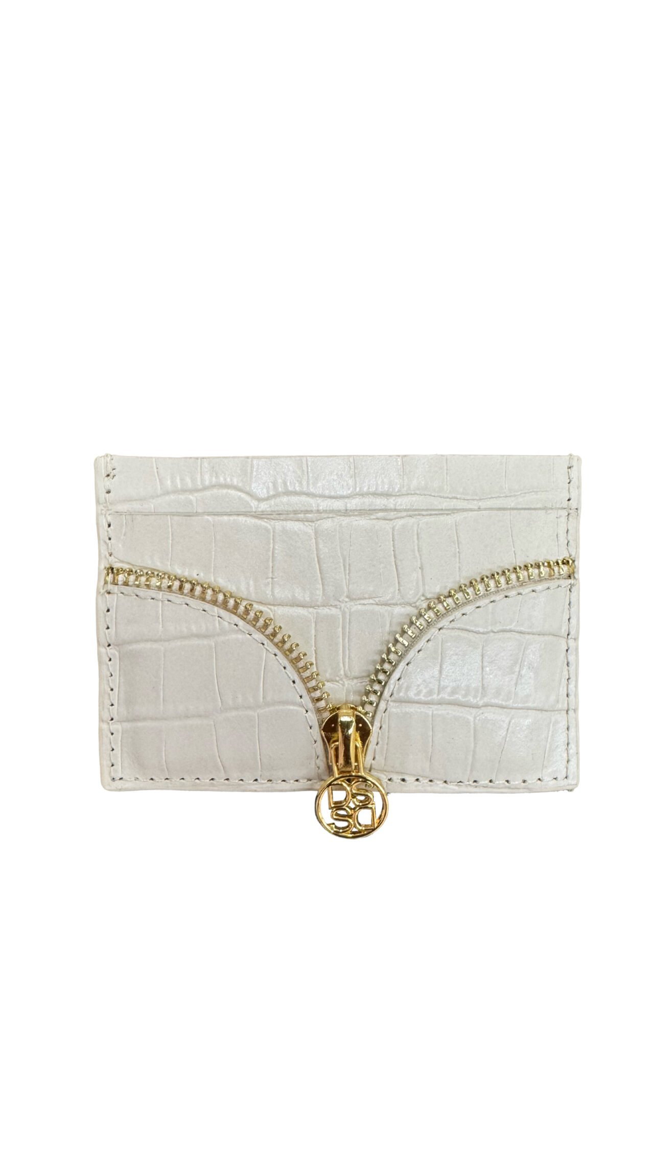 DS Cardholder Croco Pearl
