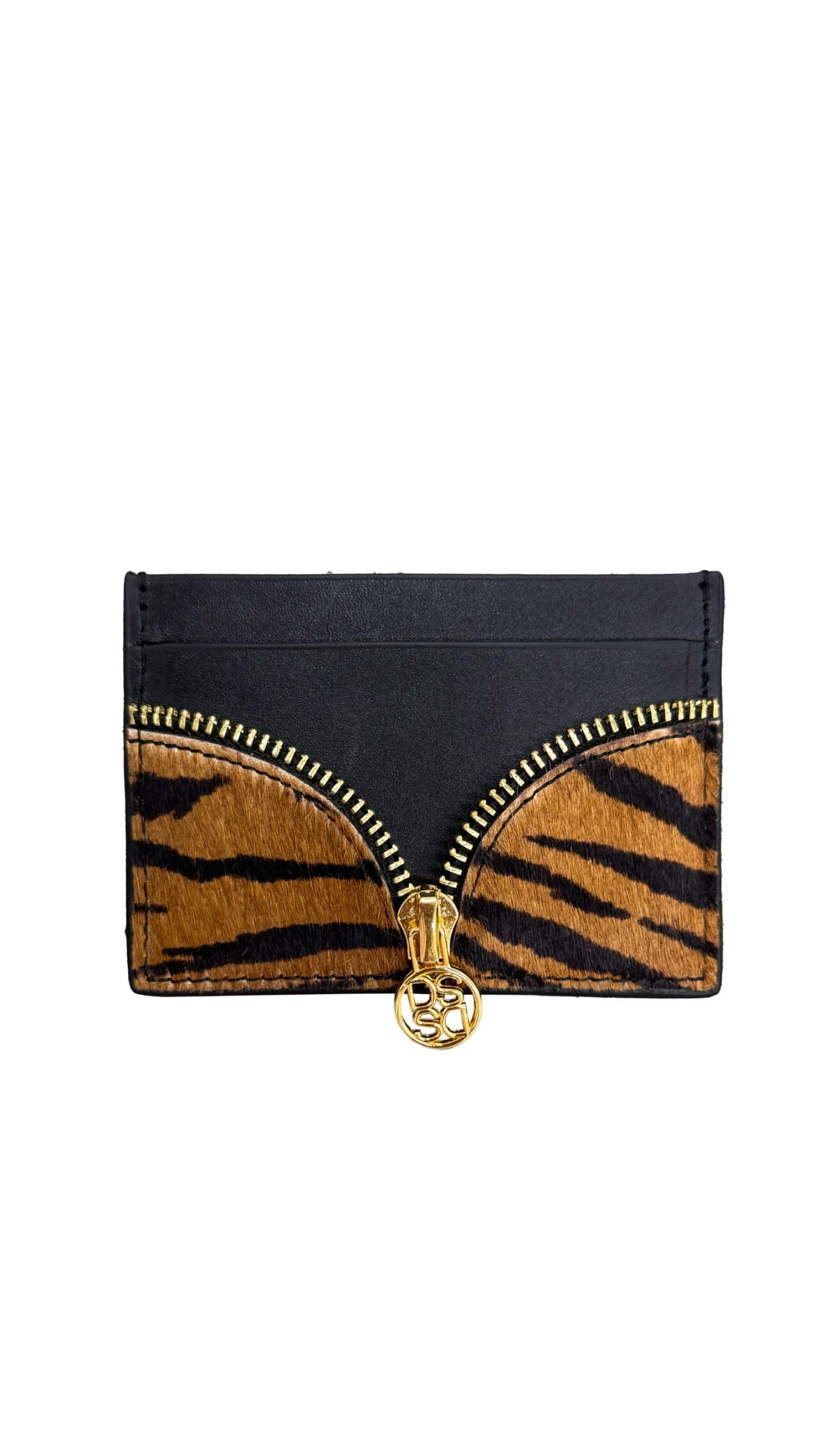 DS Zipper Cardholder Tiger Print