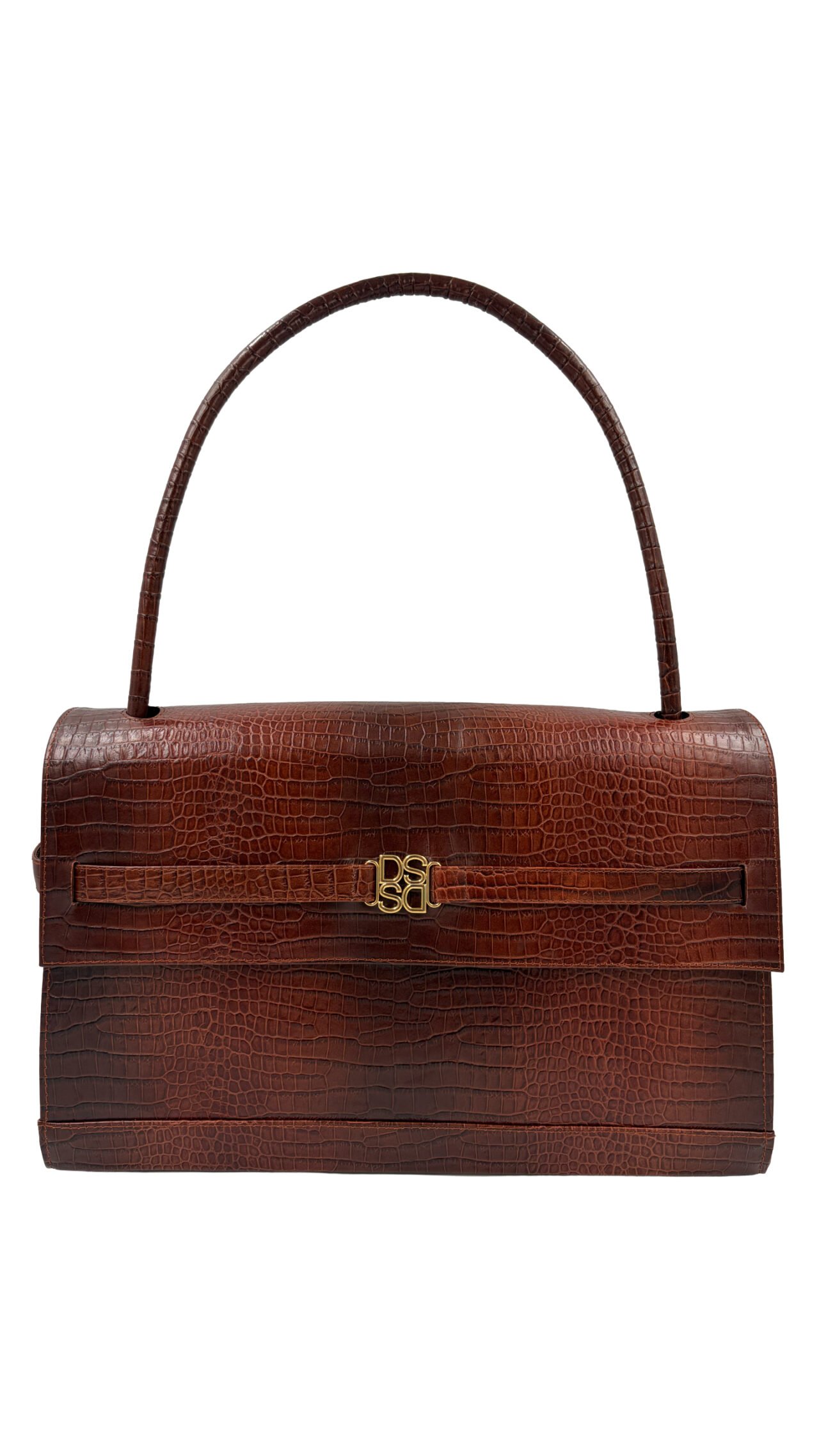 [PRE-ORDER] The Grove Messenger Bag Croco Brown