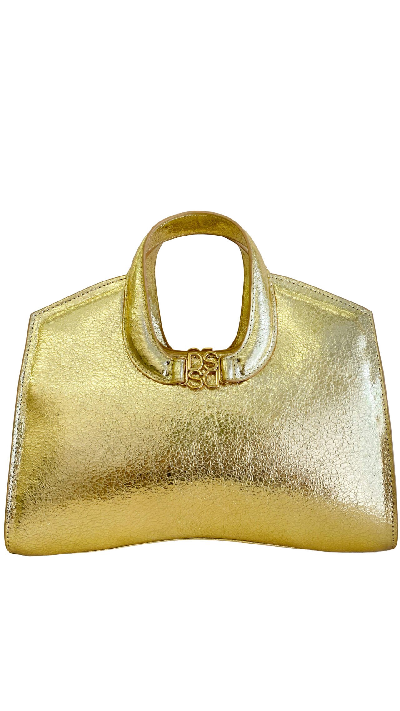 [PRE-ORDER] Coco Bag Cracked Gold