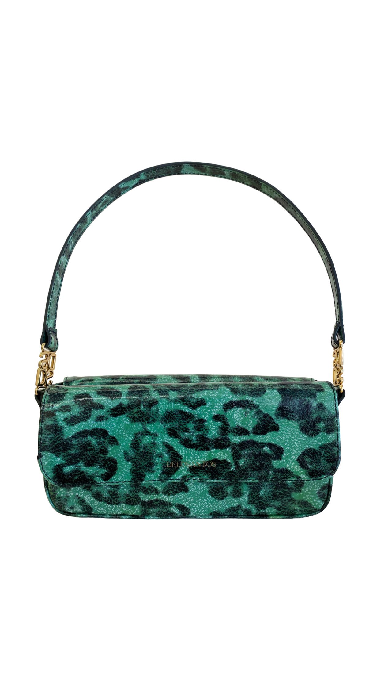 [PRE-ORDER] Iris Bag Patent Green Leopard