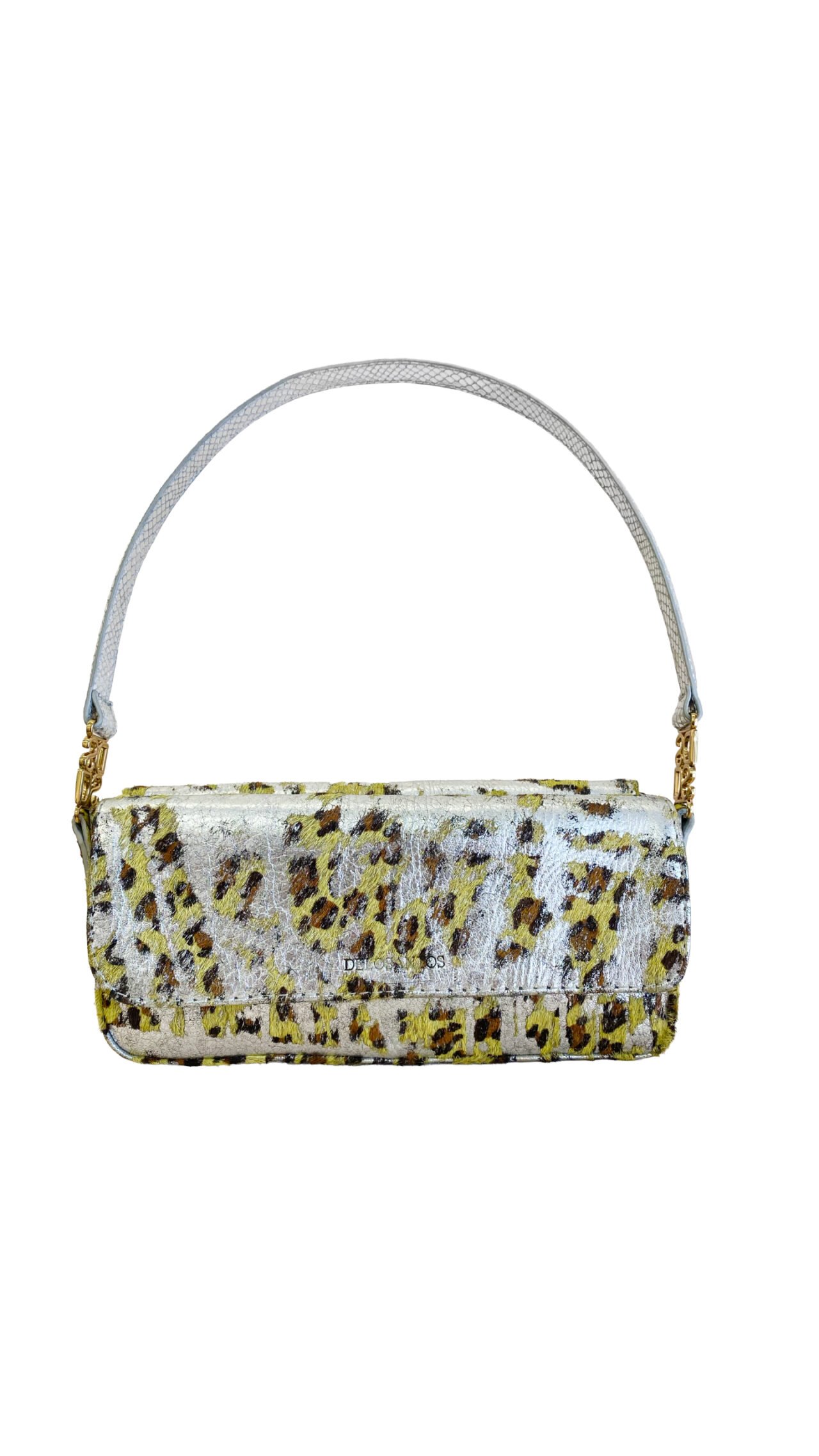 Iris Bag Foiled Cheetah Fur