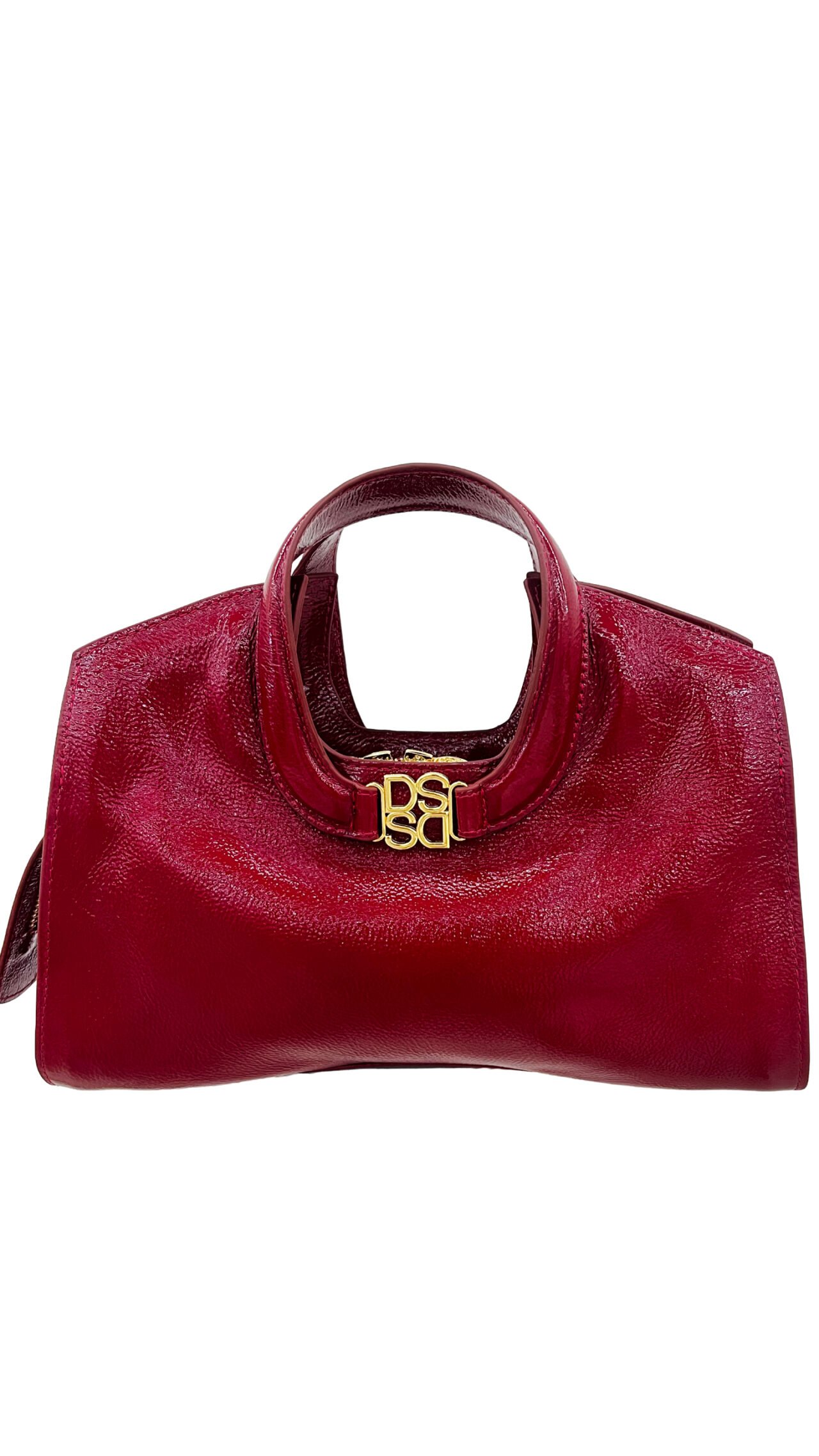 Coco Bag Patent Cherry